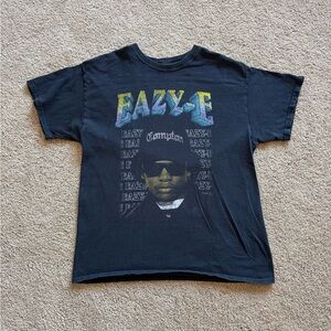 Men’s Medium Eazy-E Graphic Black Tee